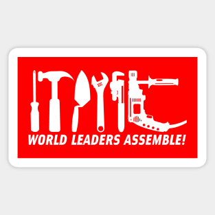 WORLD LEADERS ASSEMBLE! #2 Sticker
